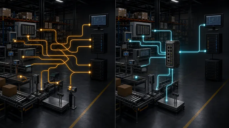 Punto a punto o gateway industrial: qué arquitectura necesita su almacén
